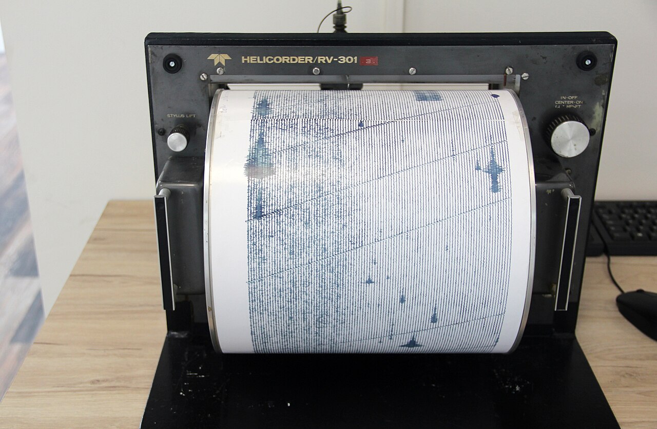 Representative photograph of a seismograph